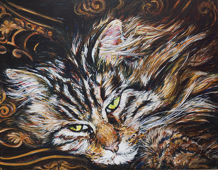 Oil Painting, Spunky